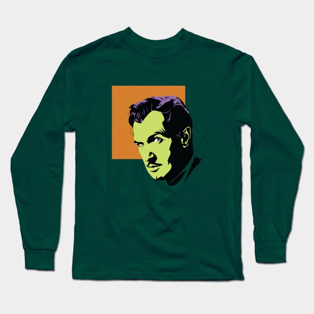 Vincent Price Long Sleeve T-Shirt by andrewcformosa